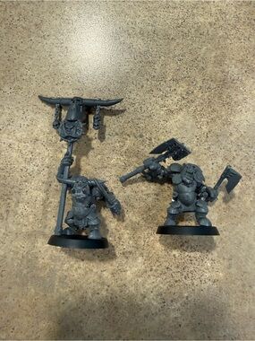 Set of 2 Warhammer 40K Ork Nobz Assembled Games Workshop 2013 Minifigure